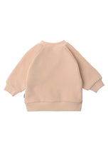 Lade das Bild in den Galerie-Viewer, Beige sweatshirt with croissant print: 86/92