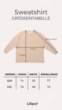 Lade das Bild in den Galerie-Viewer, Erwachsenen Sweatshirt beige Cool Aunty Club: S/M