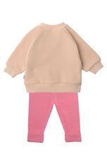 Lade das Bild in den Galerie-Viewer, 2tlg. Set mit Sweatshirt "oh smiley day" und Leggings: 74/80