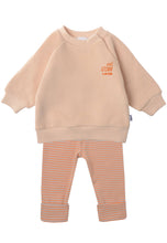 Lade das Bild in den Galerie-Viewer, 2tlg. Set mit Sweatshirt und Leggings "6AM Club": 62/68