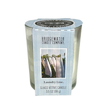 Load image into Gallery viewer, Glas Kerze - Laundry Line