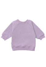 Lade das Bild in den Galerie-Viewer, Sweatshirt in flieder mit Print "Dackel": 74/80