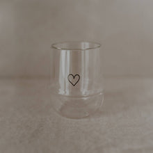 Lade das Bild in den Galerie-Viewer, Doppelwandiges Glas 220ml Herz (VE = 6 Stk)