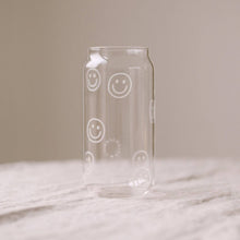 Lade das Bild in den Galerie-Viewer, Hohes Trinkglas Smileys (VE = 6 Stk)