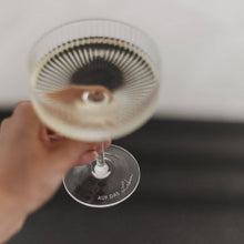 Lade das Bild in den Galerie-Viewer, Champagnerglas Auf das Leben (VE = 4 Stk)