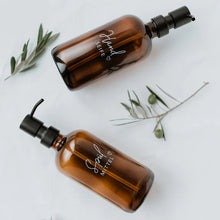 Lade das Bild in den Galerie-Viewer, Seifenspender Handseife Braunglas - 500ml