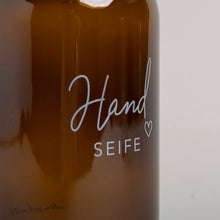 Lade das Bild in den Galerie-Viewer, Seifenspender Handseife Braunglas - 500ml
