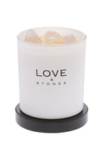 Lade das Bild in den Galerie-Viewer, Peace - Rosenquarz Kristallkerze