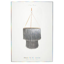 Load image into Gallery viewer, Silber Glitzer Kronleuchter