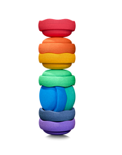 Lade das Bild in den Galerie-Viewer, Stapelsteine Rainbow great Lila