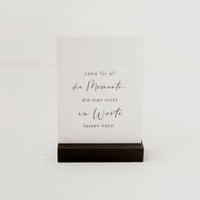 Lade das Bild in den Galerie-Viewer, Kartenständer 10,5cm Schwarz im 2er Set
