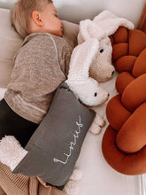 Load image into Gallery viewer, Kuschelhund - Grau mit Stick