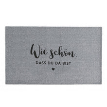 Lade das Bild in den Galerie-Viewer, Waschbare Fußmatte Wie Schön Grau