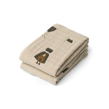 Lade das Bild in den Galerie-Viewer, Lewis Musselintücher - 2er Pack, superhero/dune