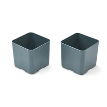 Lade das Bild in den Galerie-Viewer, Jamal Aufbewahrungssystem 2er Pack - whale blue