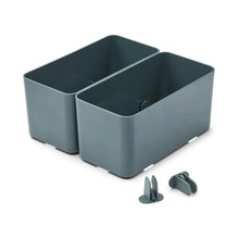 Lade das Bild in den Galerie-Viewer, Jamal Aufbewahrungssystem 2er Pack groß - whale blue