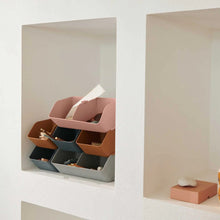 Lade das Bild in den Galerie-Viewer, Rosemary Schreibtisch-Organizer - whale blue