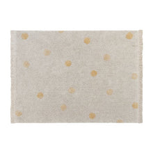 Lade das Bild in den Galerie-Viewer, Washable rug Hippy Dots Natural