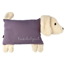 Lade das Bild in den Galerie-Viewer, Kuschelhund - Mauve mit Stick