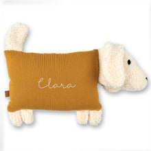 Lade das Bild in den Galerie-Viewer, Kuschelhund - Mustard mit Stick