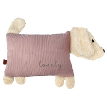 Lade das Bild in den Galerie-Viewer, Kuschelhund - New Dusty Rosa mit Stick