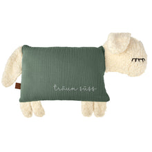 Lade das Bild in den Galerie-Viewer, Kuschelschaf - Altgrün mit Stick