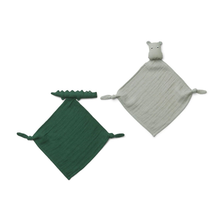 Load image into Gallery viewer, Yoko - Mini Schmusetuch aus Bio-Baumwolle - 2er Pack