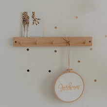 Lade das Bild in den Galerie-Viewer, Hakenleiste mit Kartenhalter 42cm