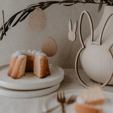 Lade das Bild in den Galerie-Viewer, Holzanhänger Eier natur im 8er Set