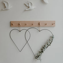 Lade das Bild in den Galerie-Viewer, Metallkranz Herz im 2er Set