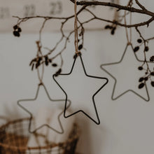 Lade das Bild in den Galerie-Viewer, Metallanhänger Stern 6er Set