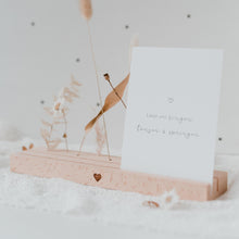 Lade das Bild in den Galerie-Viewer, Großer Karten- und Trockenblumenständer Herz