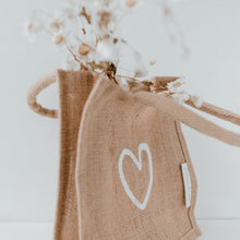 Load image into Gallery viewer, Mini Juteshopper Herz 2er Set