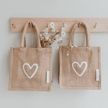 Load image into Gallery viewer, Mini Juteshopper Herz 2er Set