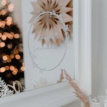 Lade das Bild in den Galerie-Viewer, Wandsticker Weihnachtskranz