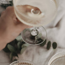 Lade das Bild in den Galerie-Viewer, Champagnerglas Auf das Leben  (VE = 4 Stk)
