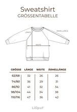 Lade das Bild in den Galerie-Viewer, Sweatshirt in schilf mit Print "Zitrone": 74/80
