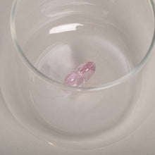 Lade das Bild in den Galerie-Viewer, Trinkglas Herzfigur rosa (VE = 6 Stk)
