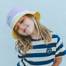 Load image into Gallery viewer, Bucket Hat Block - yellow/purple
