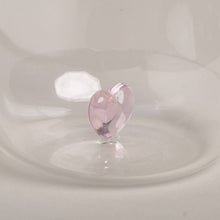 Lade das Bild in den Galerie-Viewer, Trinkglas Herzfigur rosa (VE = 6 Stk)
