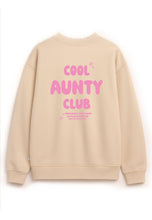 Lade das Bild in den Galerie-Viewer, Erwachsenen Sweatshirt beige Cool Aunty Club: S/M
