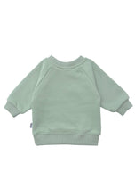 Lade das Bild in den Galerie-Viewer, Sweatshirt in schilf mit Print "Zitrone": 62/68
