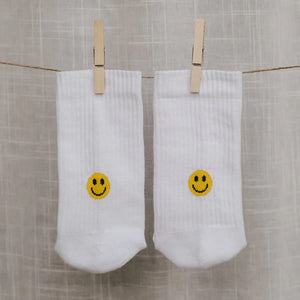 Socken Smiley gelb