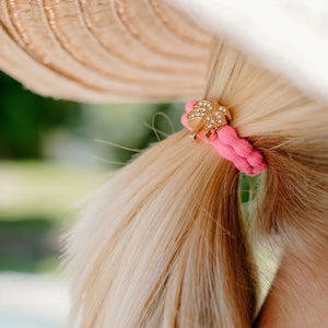 Haarband Palme Neon Pink