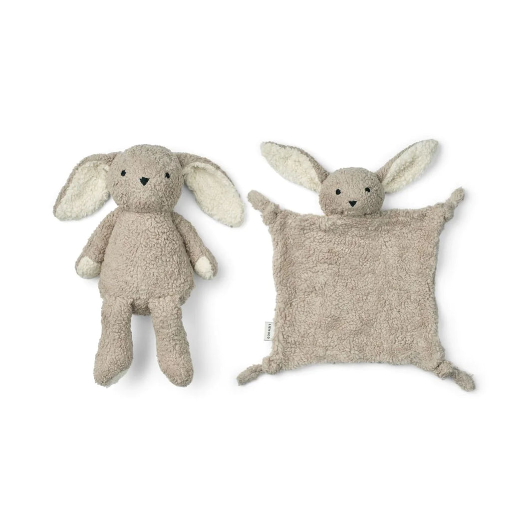 Ted Babygeschenk-Set pale grey