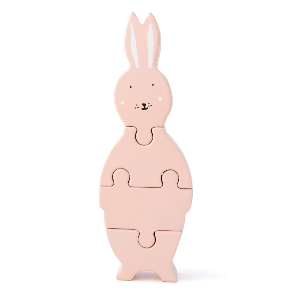 Holzpuzzle - Mrs. Rabbit