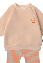 Lade das Bild in den Galerie-Viewer, 2tlg. Set mit Sweatshirt und Leggings "6AM Club": 62/68
