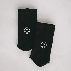 Socken Smiley - schwarz