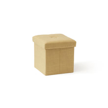 Lade das Bild in den Galerie-Viewer, Aufbewahrungs- und Sitzkiste - Gelb/Beige
