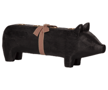 Lade das Bild in den Galerie-Viewer, Holzschwein, Groß -schwarz
